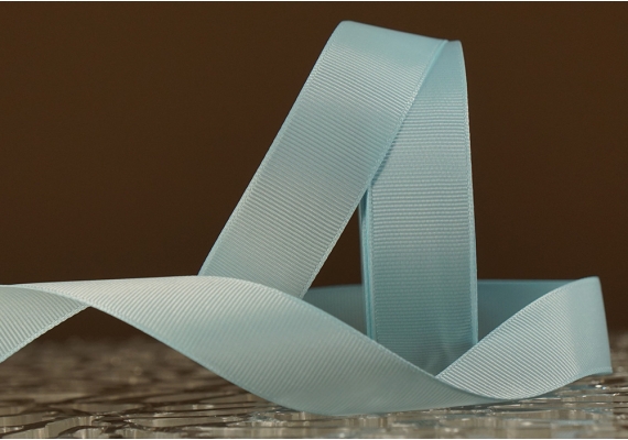 Стрічка репсова (2,5 см *23 м), синьо-м'ятний (№182)