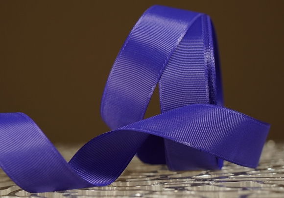 Стрічка репсова (2,5 см *23 м), пурпуровий (№197)