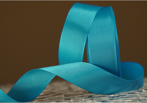 Стрічка репсова (2,5 см *23 м), бірюзовий (№20) Стрічка репсова (2,5 см *23 м), бірюзовий (№20)