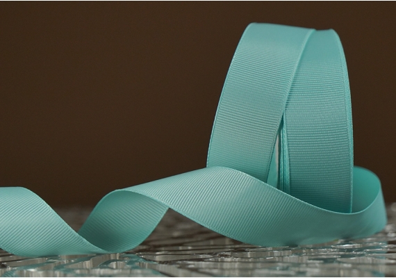 Стрічка репсова (2,5 см *23 м), зелений (аквамарин) (№218) Стрічка репсова (2,5 см *23 м), зелений (аквамарин) (№218)