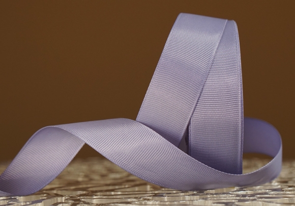 Стрічка репсова (2,5 см *23 м), блідо-бузковий (№235)