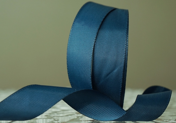 Стрічка репсова (2,5 см *23 м), темно-зелений (№243)