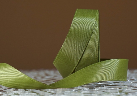 Стрічка репсова (2,5 см *23 м), темно-оливковий (№246)