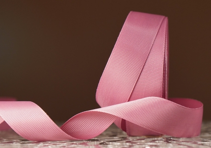 Стрічка репсова (2,5 см *23 м), амарантово-рожевий (№256)