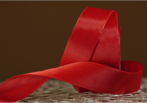 Стрічка репсова (2,5 см *23 м), оксамитовий (№33)