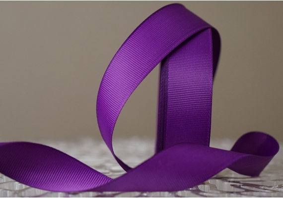 Стрічка репсова (2,5 см *23 м), баклажановий (№46) Стрічка репсова (2,5 см *23 м), баклажановий (№46)