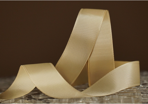 Стрічка репсова (2,5 см *23 м), пісочний (№53)