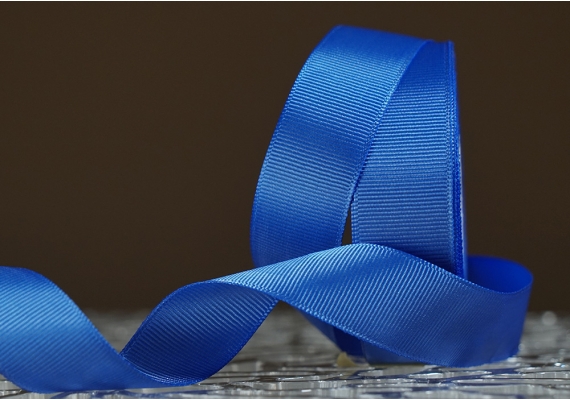 Стрічка репсова (2,5 см *23 м), синій (№96)
