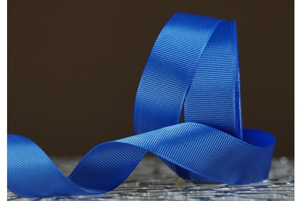 Стрічка репсова (2,5 см *23 м), синій (№96)