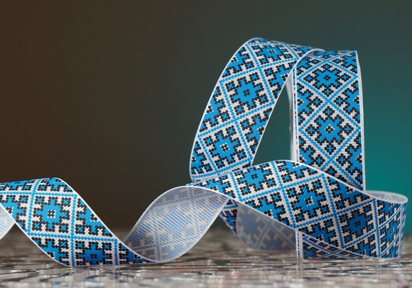 Стрічка репсова Орнамент-2 (Український принт) (2,5 см *23 м) (1 рулон) Стрічка репсова Орнамент-2 (Український принт) (2,5 см *23 м) (1 рулон)