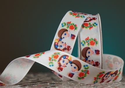 Стрічка репсова Українці (Український принт) (2,5 см *23 м) (1 рулон) Стрічка репсова Українці (Український принт) (2,5 см *23 м) (1 рулон)