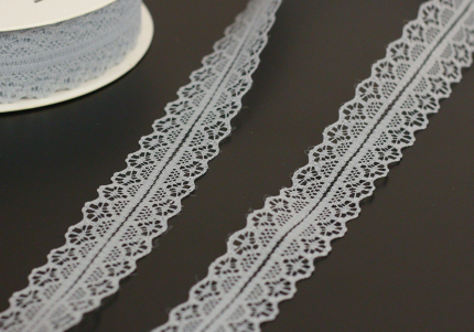 Мереживна стрічка 30328 сірий (№124) (3,0см *45м)(1рулон)