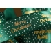 Атласна новорічна стрічка Merry Christmas-3 зелений (2,5 см *23 м)(1рулон)