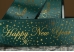 Репсова новорічна стрічка "Happy New Year" зелений (4,0 см *23 м) (1рулон) Репсова новорічна стрічка "Happy New Year" зелений (4,0 см *23 м) (1рулон)