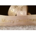Репсова новорічна стрічка "Merry Christmas" коричневий (4,0 см *23 м) (1рулон)