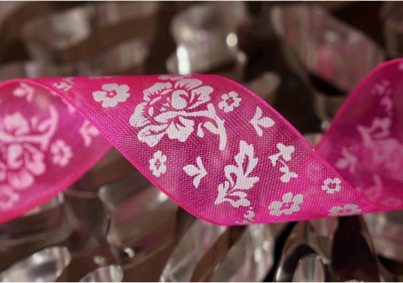 Стрічка ОРГАНЗА з принтом "КВІТИ" (2,5 см *45 м), темно-малиновий (№28m) (1рулон) Стрічка ОРГАНЗА з принтом "КВІТИ" (2,5 см *45 м), темно-малиновий (№28m) (1рулон)