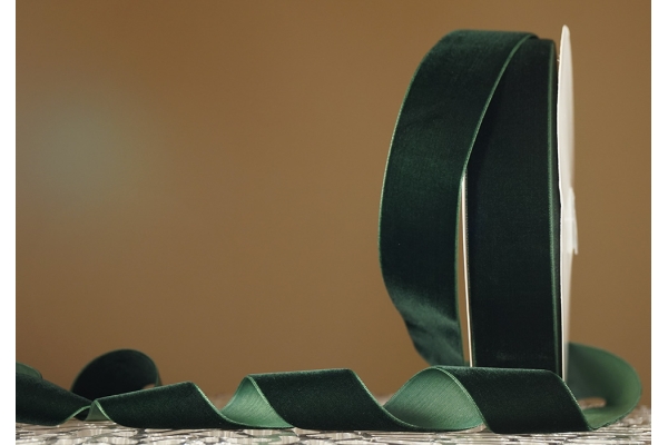 Стрічка оксамитова (велюр) 4,0 см, зелений (№C59) (1 рулон) (27м) Стрічка оксамитова (велюр) 4,0 см, зелений (№C59) (1 рулон) (27м)