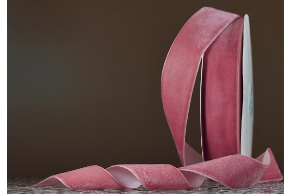 Стрічка оксамитова (велюр) 4,0 см, персиковий (№C76) (1 рулон) (27м) Стрічка оксамитова (велюр) 4,0 см, персиковий (№C76) (1 рулон) (27м)