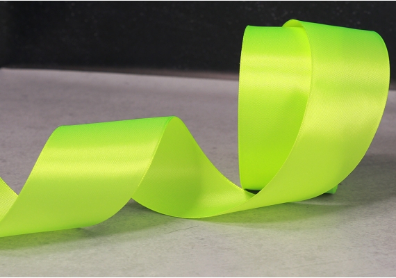 Стрічка атласна 4 см, салатовий (№57).